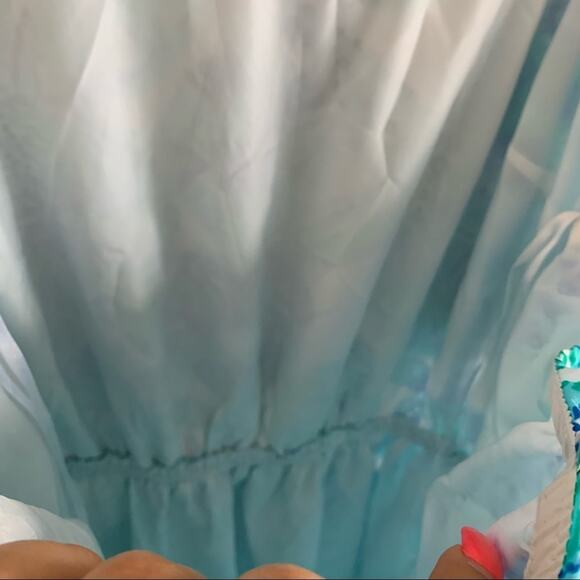 Lilly Pulitzer Sand Dollar Starfish Ocean Theme Dress Green Blue Small - Picture 13 of 13